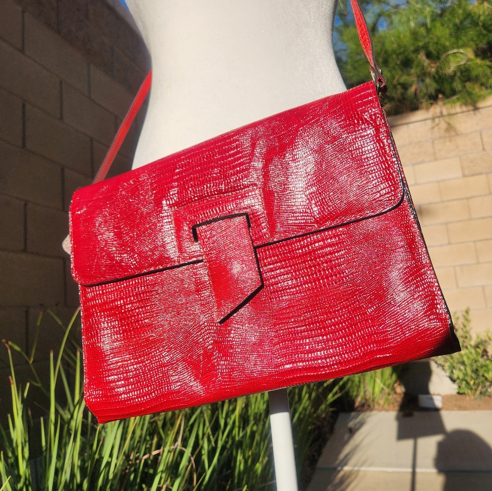 Red Vintage Clutch
